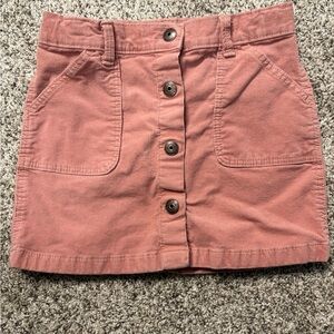 OshKosh B'gosh Button-Front Coral Skirt